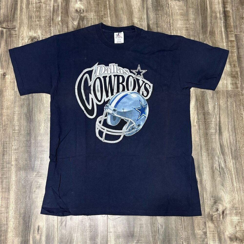 Vintage Dallas Cowboys Logo Athletic Men's XL Blue‎ Graphic T-Shirt